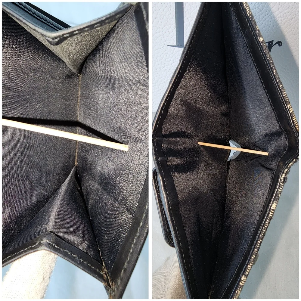 Auth Dior Oblique Trotter Saddle Lotus Wallet